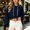 Navy, variant on Xdegoge Cropped Hoodie Women Long Sleeve Drawstring Drop Shoulder Athletic Sweatshirts Workout Gym Y2K Lounge Loose Fit Fall Clothes