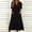 Black, variant on Wedding Dresses for Bride Linen Dress Maxi Dress Women's Summer Casual Dress Gradual Sleeveless Neck V-Neck Long Dress Purple L