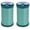 Caribbean Blue, variant on [BUNDLE 2-PACK] - Coats Outdoor Living Thread - BROWN TONES - Buff and Dark Brown - 200 yards each
