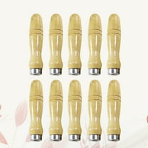 WHAMVOX  10 Pcs Wooden Handle File Woodworking Hardwood Cutting Tools