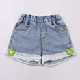 thumbnail image 7 of Toddler Girls Denim Shorts Girl Jeans Embroidered Jeans Summer Outfits for Girls Girl Shorts Size 2-3 Years, 7 of 7