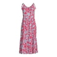 thumbnail image 5 of BeachLunchLounge Women's Functional Tie Shoulder Tier Dress, 5 of 5