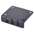thumbnail image 2 of thinsony Guitar Bridge with Wrench Screw Set for 3 String Electric Guitar Part Black, 2 of 9