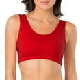 thumbnail image 7 of Fruit of the Loom Women's Tank Style Cotton Sports Bra, 3-Pack, Style-9012, 7 of 7
