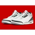 thumbnail image 2 of Ni - ke Ni - ke Air Jordan 3 Retro Cement Grey Summit White Fire Red CT8532-106 sz 11 Men's, 2 of 5