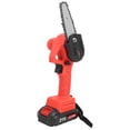 thumbnail image 2 of Mini motosierra portátil inalámbrica de batería de litio eléctrica de 600 W para uso doméstico, enchufe estadounidense de 4 pulgadas, CA 100-240 V, una batería, un cargador, 2 of 9