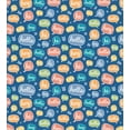 thumbnail image 3 of Ambesonne Hello Duvet Cover Sets, Hi Hey Colorful Speech Bubble, 2-Twin, Sea Blue and Multicolor, 3 of 3