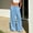 Light Blue, variant on BRGZLK Wide Leg Pants Woman High Waisted Pleated Solid Color Imitation Cotton Linen Pants with Pockets Button Casual Pant Travel Vacation Outfits