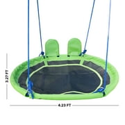 Sportspower Adjustable Rope & Carabiners Sportspower Portable Metal 54 2-Person Saucer Swing