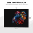 thumbnail image 2 of Fotbe Colorful Betta Fish Alfombrilla de Secado para Cocina con Estampado, 18x24 Pulgadas, 2 of 7