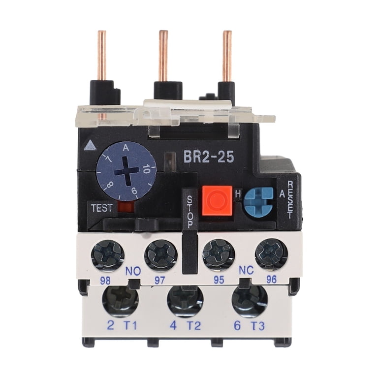 Novixy Thermal Overload Relay 3 Phase for Motor Protection, 0.1-25A ...
