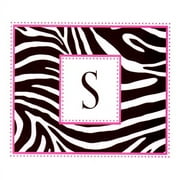 Zebra Stripes 'Pink and Black' Animal Print Note Cards w/ Envelopes (8ct)