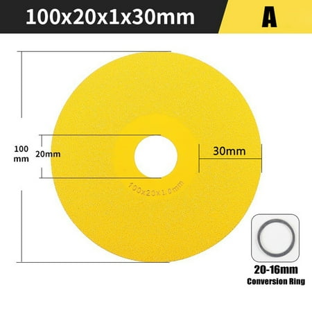 

100×20×1Mm Tile Cutting Disc Diamond Marble Saw Blade Ceramic Jade Grindingwheel