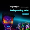 thumbnail image 3 of (2 Pack) 25ml Fluorescent Face Paint Glow in Dark Luminous Body Art Halloween Party Makeup Colors, 3 of 3