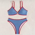 thumbnail image 5 of DHFJKG Bikini Sets For Women Boho Floral 2 Piece Swimsuit Adjustable Straps High Cut Sexy Bathing Suit Versatile Beachwear, 5 of 5
