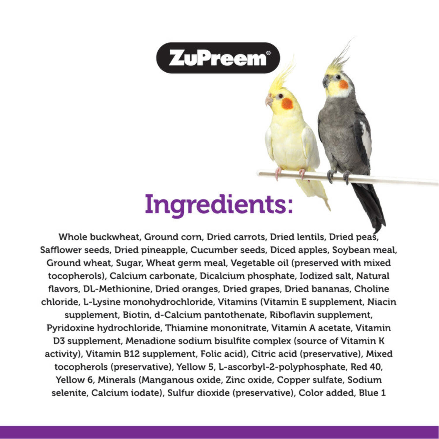 ZuPreem Pure Fun Bird Seed