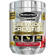 MuscleTech Pro Series, 100% Creatine Powder, Fruit Punch, 50 Servings