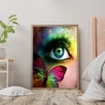 thumbnail image 4 of Ojos verdes 40x50cm pintura al óleo por números cuadro pintura DIY M653 Likrtyny Arte deco, 4 of 9