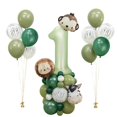 thumbnail image 1 of Set de globos con forma de animal Wuokkig Jungle Safari para decoración de fiesta, 1 of 7
