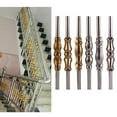 thumbnail image 3 of Stairs Rods White Gold Accessories Balcony European Style Parts Replacement Spindles Stainless Steel Stairway 1pcs, 3 of 6