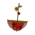 thumbnail image 3 of jinwen Railing Flower Pot Creative Wall Mount Plant Pot for Deck Fence Outside Home red ladybug, 3 of 9