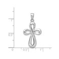 thumbnail image 2 of 14K White Gold Cross Pendant, 2 of 4