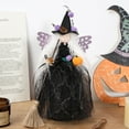 thumbnail image 3 of Witch Doll Tree Topper Halloween Decor Hanging Ornament Home Decoration 1 Piece - Mysterious Design Stable Base(Purple), 3 of 6