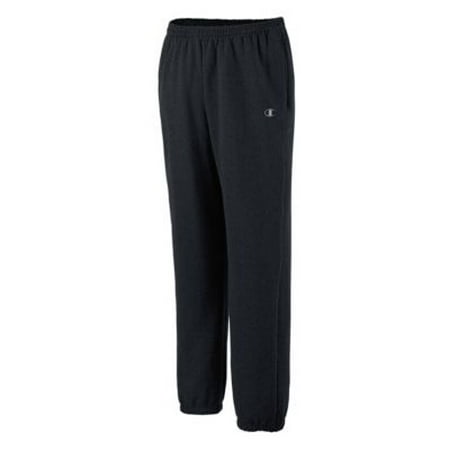 P2519 Eco Fleece Elastic-Hem Mens Sweatpants Size - Extra Large - Black - Walmart.com