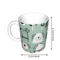 thumbnail image 2 of Disketp Puppy Large Coffee Mug with Handle Tea Cup Novelty Coffee Cup for Men Women Office Work, 2 of 6
