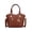 HM Camel, variant on MKF Collection Lucy Vegan Leather Women's Tote Bag, Trendy Shoulder Purse Handbag by Mia K - Chocolate
