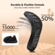 thumbnail image 5 of Mocasines ortopédicos Shoes STQ Slip on Boat para mujer, todos negros, 38, 5 of 8