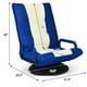 Gymax Chaise de Sol de Jeu Pliant Canapé Paresseux Pivotant Réglable à 6 Positions avec Accoudoir Bleu – image 2 sur 10
