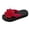 sandals 156#Red, variant on WAYUTE Women Sandals Flat Bottom Solid Color Thong Sandals with Floral Design Slide Beach Shoes for Relaxation Casual Outdoor