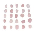 thumbnail image 1 of Ensemble de Pierres de Rune, 25Pcs Pierres de Rune Naturelles pour la Méditation Quartz Rose, 1 of 8
