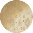 thumbnail image 1 of Ahgly Company Indoor Round Patterned Bronze Brown Area Rugs, 8' Round, 1 of 1