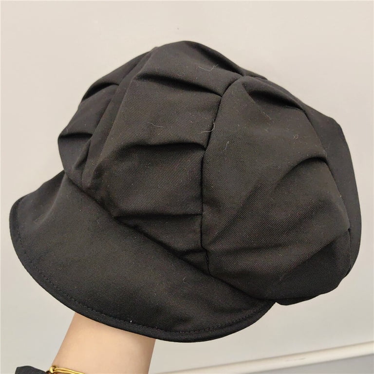 CoCopeaunts Pleated Octagonal Beret Caps For Women Spring  display picture 1