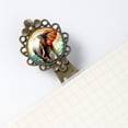 thumbnail image 5 of Elephant Vintage Copper-Colored Lace Bookmarks Set of 2 - Stainless Steel Book Markers for Reading Accessories and Book Lovers, 5 of 5