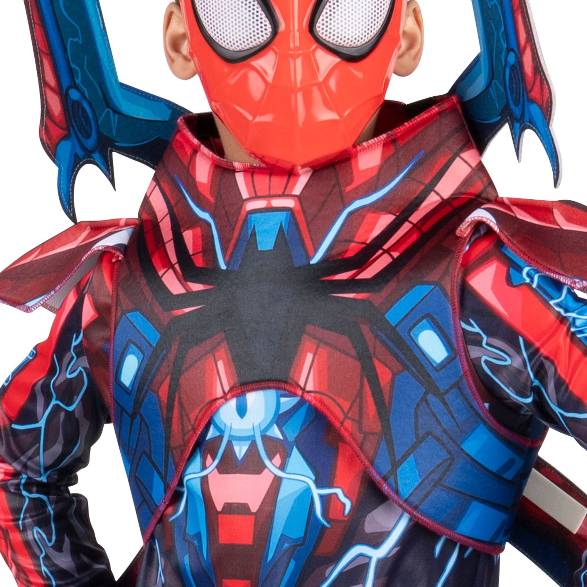 Marvel's Spider-man Mech Strike Halloween Costume for Children, Boy's Size L (10/12), by Jazwares