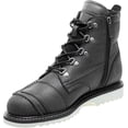 thumbnail image 2 of HARLEY-DAVIDSON FOOTWEAR Botas de cuña de cuero para motocicleta Hagerman para hombre, color negro 7, 2 of 4