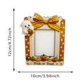 thumbnail image 3 of Wooden Halloween Photo Frame Ornament, Ghost Pumpkin Fence Shaped Picture Frame with Adhesive Dots, Small Decor for Halloween Party, Lazyguy, 3 of 6