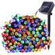 thumbnail image 3 of Joomer Luces solares navideñas 39 pies 100 LED 8 modos Luces solares de cadena Luces solares impermeables para decoraciones navideñas (Multicolor), 3 of 4