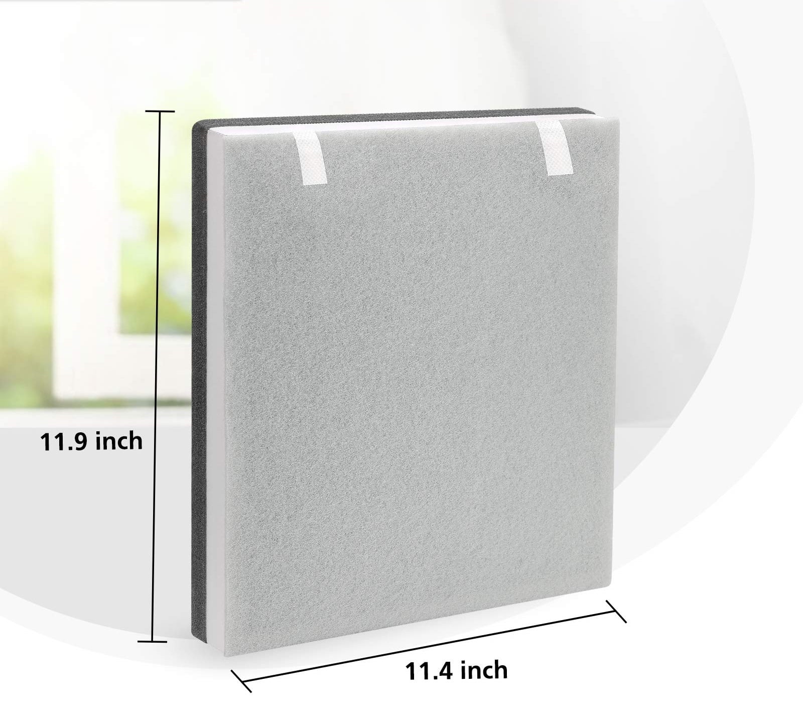 Wuwuclear 2 Pack True HEPA Replacement Filter for VAVA VA-EE004 and LEVOIT Vital 100 Air Purifier, Part# Vital 100-RF