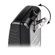 CyberPower CPUAC1U1300 - Universal Power Adapter, 1300mA, USB & Round-Pin Connectors, 7 Tips, Folding Plug
