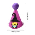 thumbnail image 3 of Aoznliie Dog Hat, Funny Adjustable Halloween Hat for Party Apparel, 4x4 inch Lightweight Pet Party Hat for Halloween Photo Props, Purple, 3 of 6
