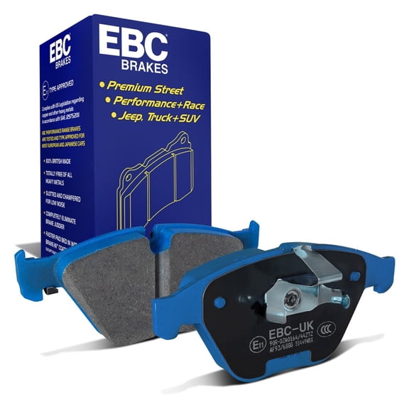 EBC Brakes Bluestuff NDX Trackday Brake Pad Set Fits select: 2008-2010 BMW 528, 2004-2007 BMW 530