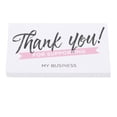 thumbnail image 2 of 150Pcs Thank You Card With Clear Letters, Pretty Designs, 9 X 5.4cm, Premium Coated Paper, Applicable For Wedding, Graduation, Thanksgiving, 2 of 8
