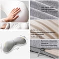 thumbnail image 5 of Almohada de apoyo lumbar para cama, almohada lumbar para dormir, almohada lumbar para aliviar el dolor de espalda, almohada para dormir, espuma viscoelástica, 5 of 5