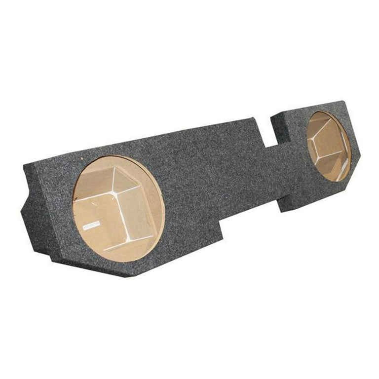 QPower Custom Sub Box for Dodge Ram Quad Cab '02-15, Dual 10