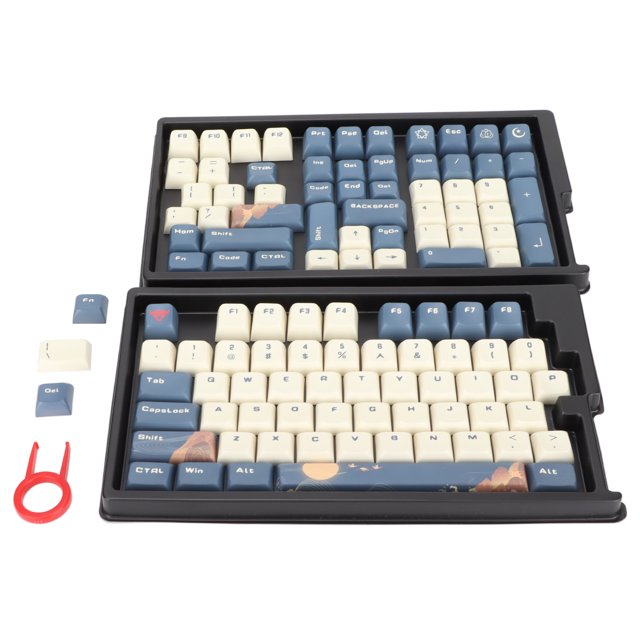 Teclas De Teclado, Fácil Instalación Teclas PBT Diseño De Arco De 114 Teclas Para Teclado Mecánico ANGGREK Custom Keycaps