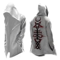 thumbnail image 4 of Sunbona Men's Holloween Hooded Cardigan Jacket Long Sleeve Casual Loose Fit Streetwear Coat For Daily Wear Spring Autumn Winter, 4 of 4